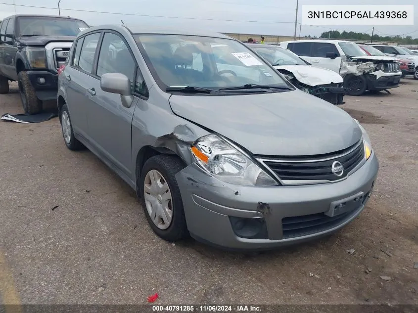 2010 Nissan Versa 1.8S VIN: 3N1BC1CP6AL439368 Lot: 40791285