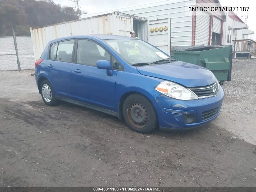 2010 Nissan Versa 1.8S VIN: 3N1BC1CP1AL371187 Lot: 40811100