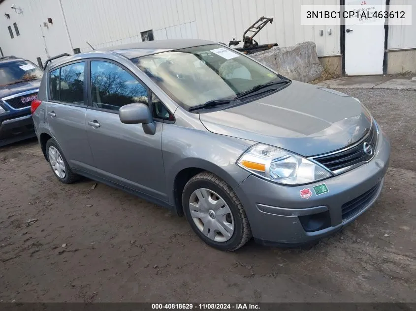 2010 Nissan Versa 1.8S VIN: 3N1BC1CP1AL463612 Lot: 40818629