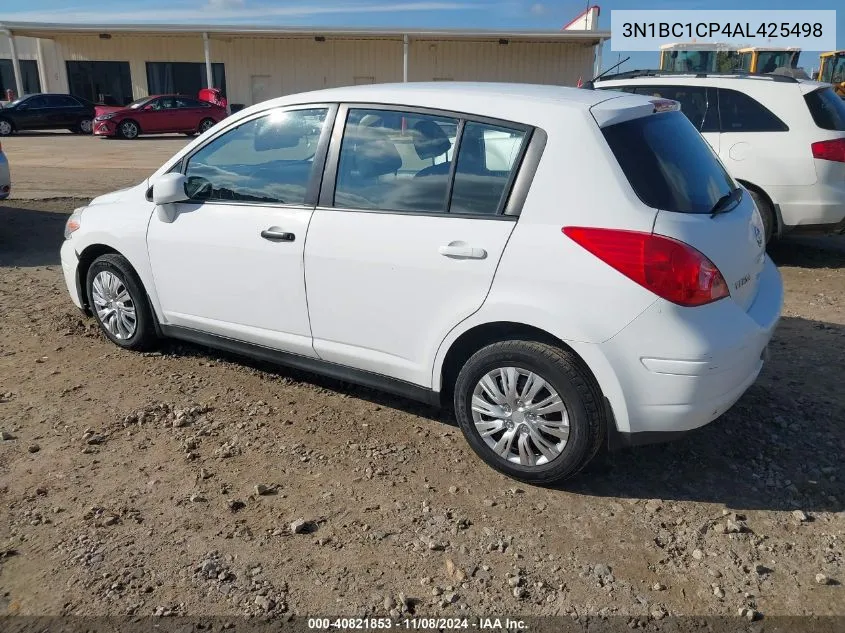 2010 Nissan Versa 1.8S VIN: 3N1BC1CP4AL425498 Lot: 40821853