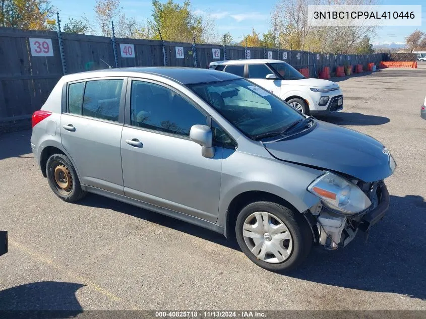 2010 Nissan Versa 1.8S VIN: 3N1BC1CP9AL410446 Lot: 40825718