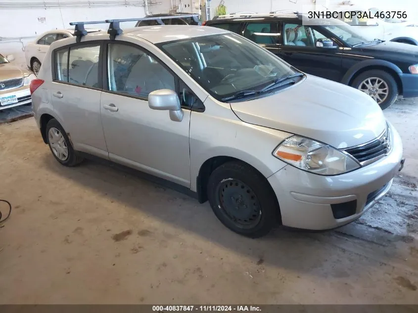 2010 Nissan Versa 1.8S VIN: 3N1BC1CP3AL463756 Lot: 40837847