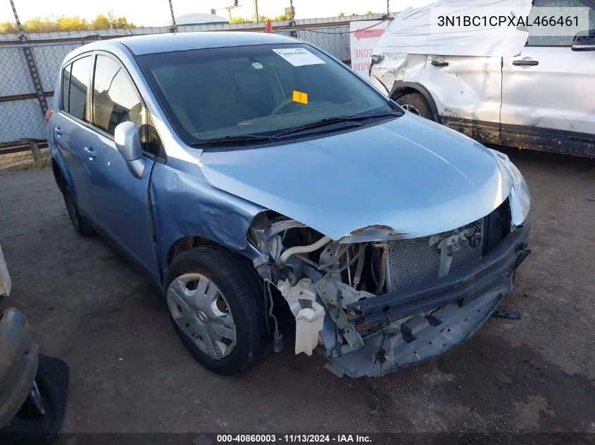 2010 Nissan Versa 1.8S VIN: 3N1BC1CPXAL466461 Lot: 40860003