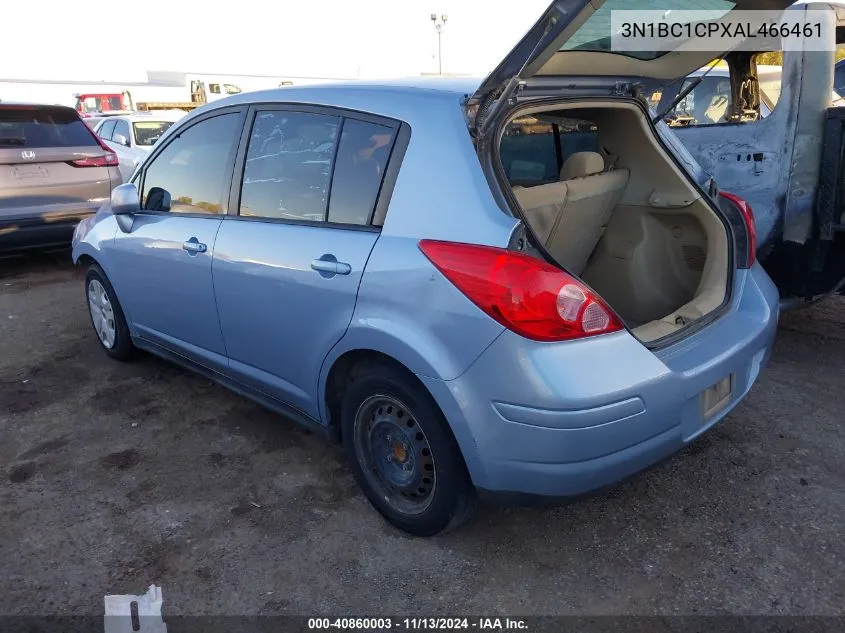 2010 Nissan Versa 1.8S VIN: 3N1BC1CPXAL466461 Lot: 40860003