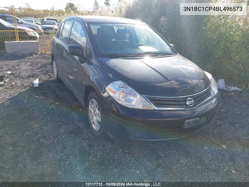 2011 Nissan Versa VIN: 3N1BC1CP4BL496573 Lot: 12117712