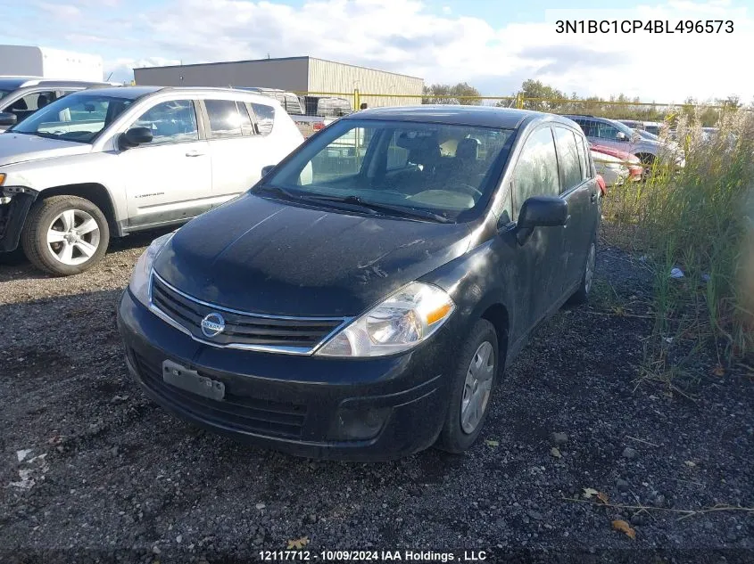 2011 Nissan Versa VIN: 3N1BC1CP4BL496573 Lot: 12117712