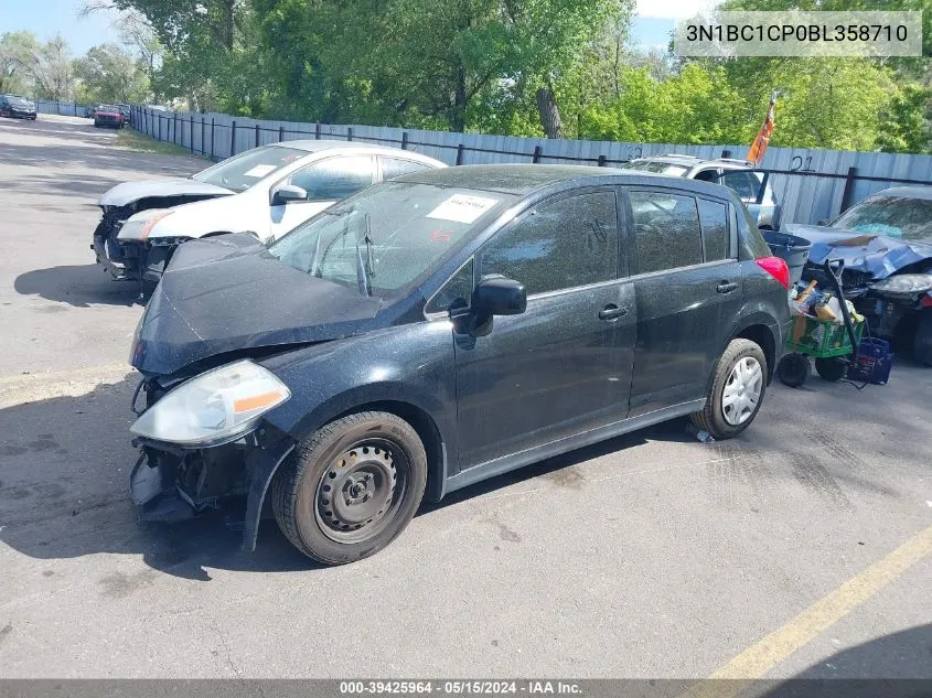 2011 Nissan Versa 1.8S VIN: 3N1BC1CP0BL358710 Lot: 39425964