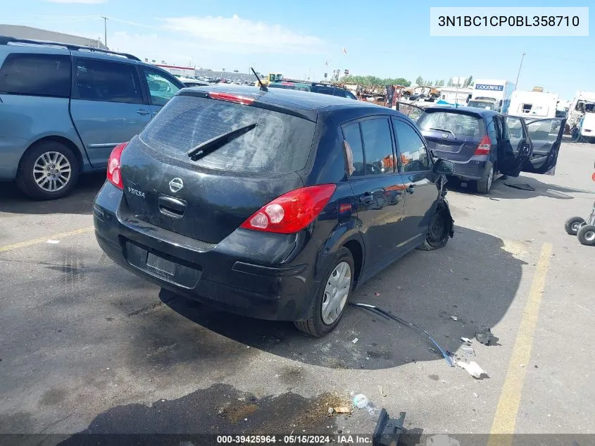 2011 Nissan Versa 1.8S VIN: 3N1BC1CP0BL358710 Lot: 39425964