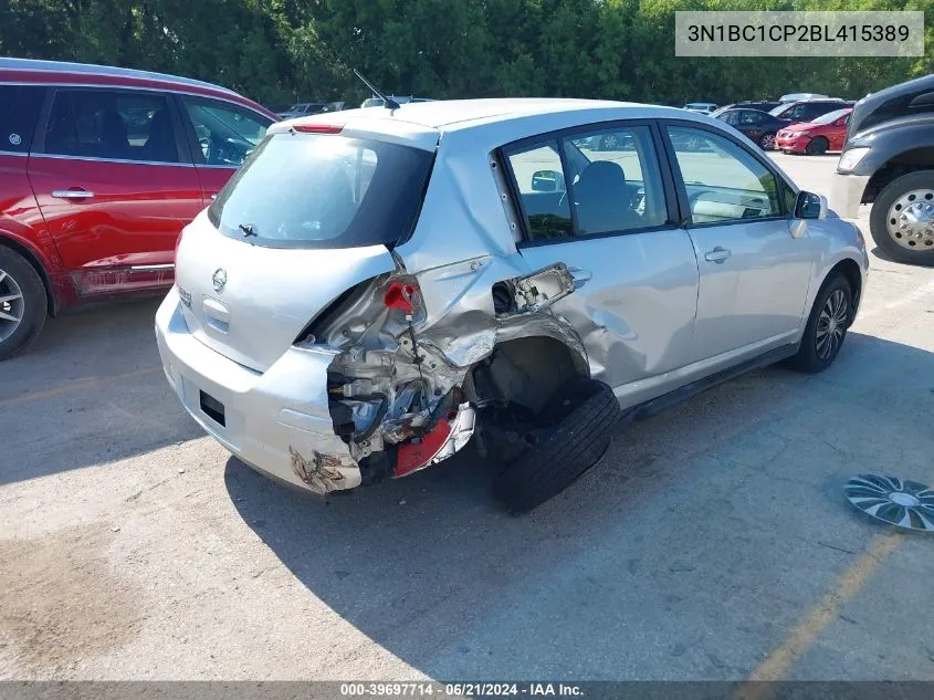 3N1BC1CP2BL415389 2011 Nissan Versa S/Sl