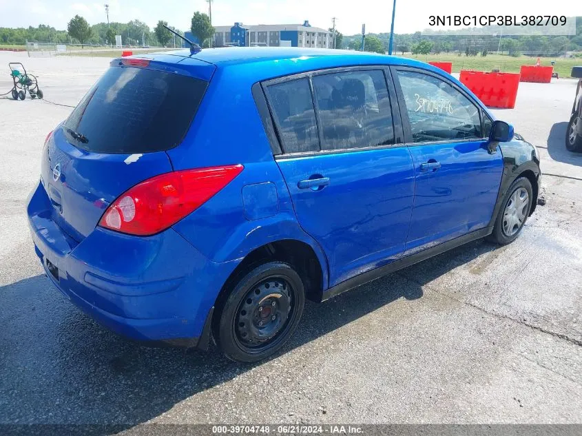 2011 Nissan Versa 1.8S VIN: 3N1BC1CP3BL382709 Lot: 39704748