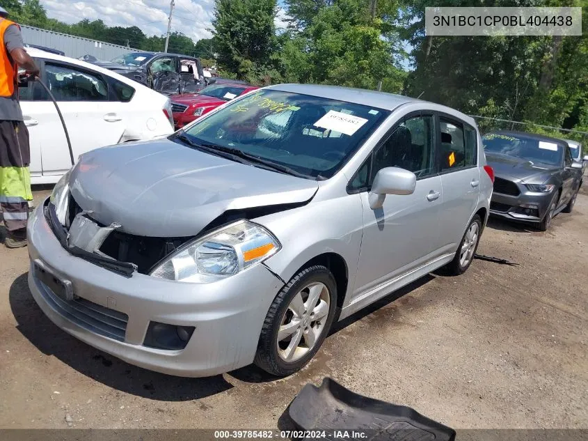 2011 Nissan Versa 1.8Sl VIN: 3N1BC1CP0BL404438 Lot: 39785482