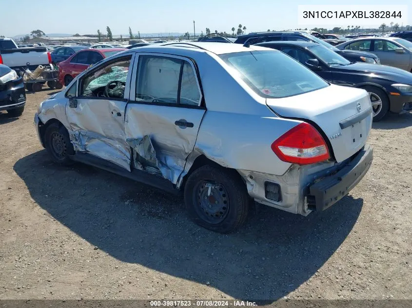 3N1CC1APXBL382844 2011 Nissan Versa 1.6