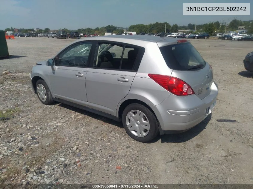 3N1BC1CP2BL502242 2011 Nissan Versa 1.8S