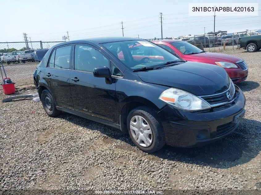 3N1BC1AP8BL420163 2011 Nissan Versa 1.8S