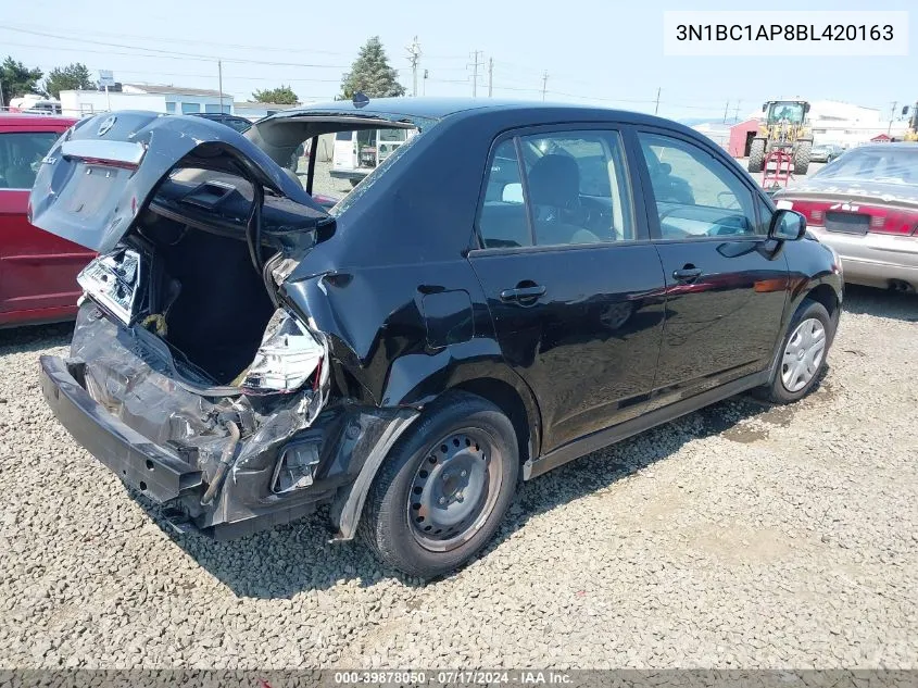 3N1BC1AP8BL420163 2011 Nissan Versa 1.8S