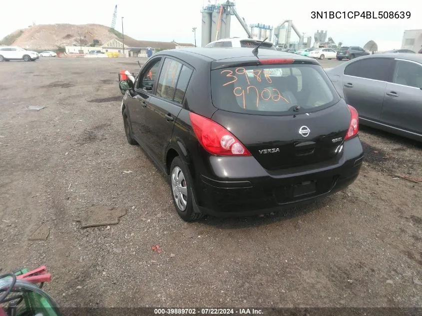 2011 Nissan Versa 1.8S VIN: 3N1BC1CP4BL508639 Lot: 39889702