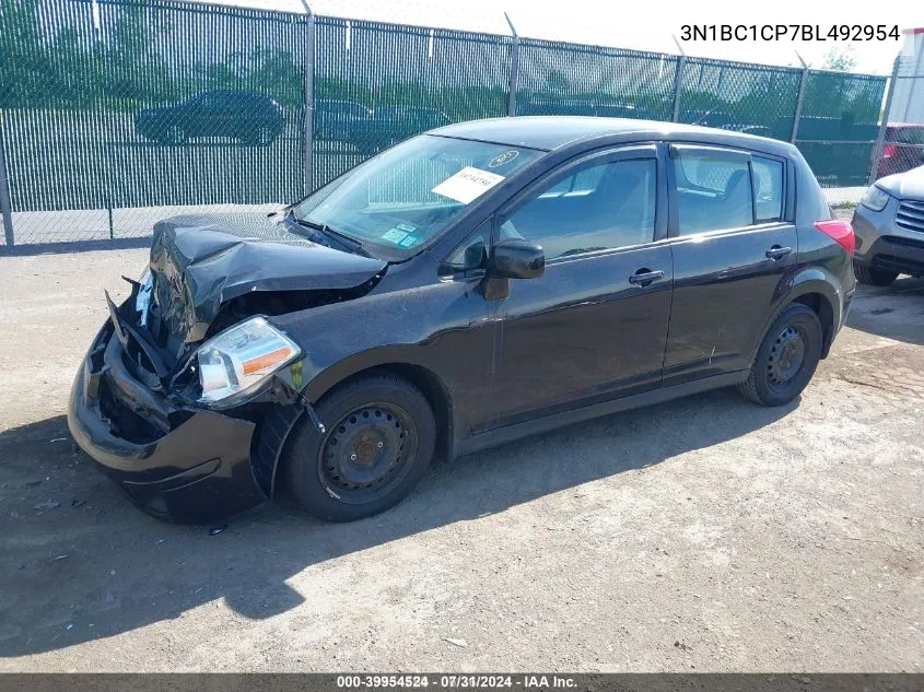 3N1BC1CP7BL492954 2011 Nissan Versa 1.8S