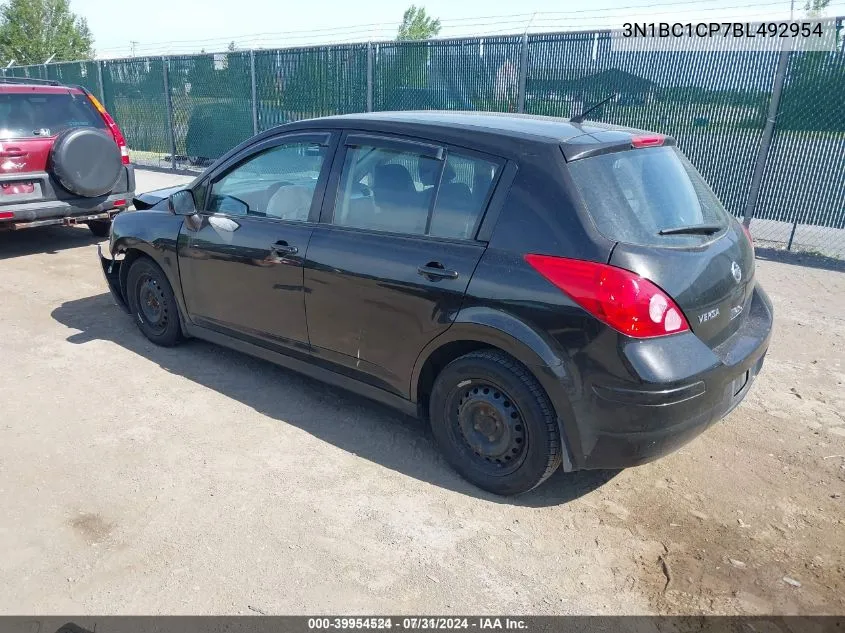 3N1BC1CP7BL492954 2011 Nissan Versa 1.8S