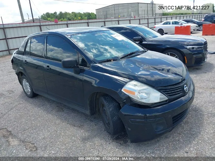 3N1CC1AP7BL421227 2011 Nissan Versa 1.6