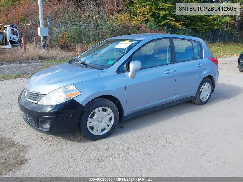 2011 Nissan Versa 1.8S VIN: 3N1BC1CP2BL412508 Lot: 40020090