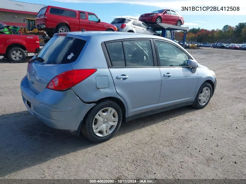 2011 Nissan Versa 1.8S VIN: 3N1BC1CP2BL412508 Lot: 40020090