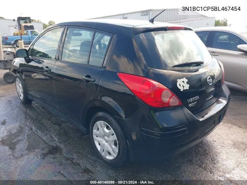 3N1BC1CP5BL467454 2011 Nissan Versa 1.8S