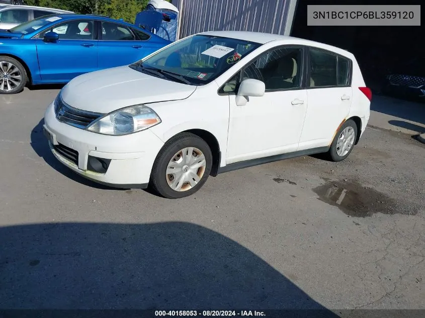 2011 Nissan Versa 1.8S VIN: 3N1BC1CP6BL359120 Lot: 40158053