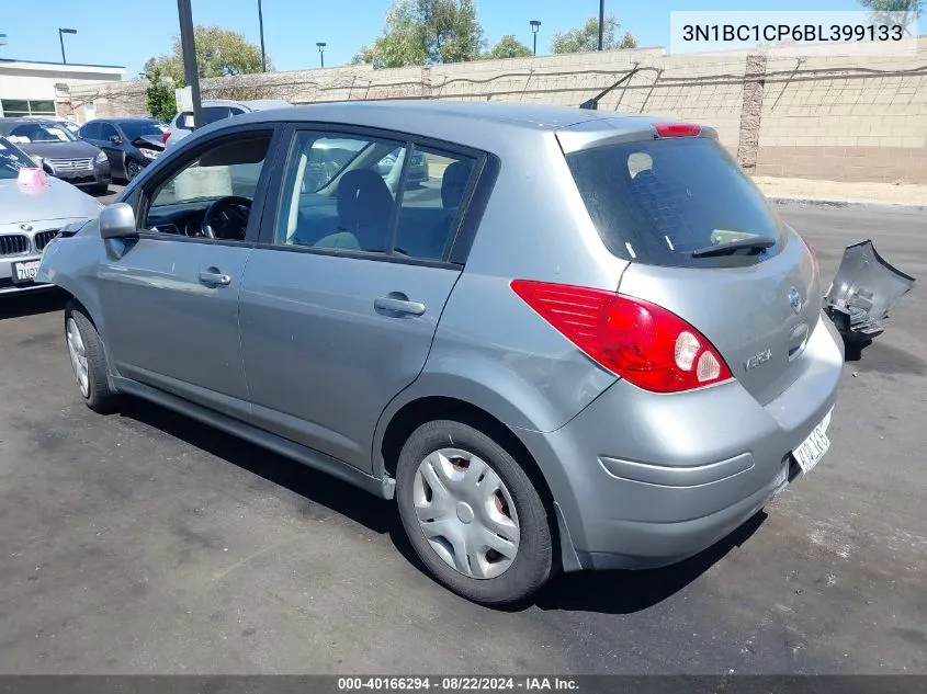 2011 Nissan Versa 1.8S VIN: 3N1BC1CP6BL399133 Lot: 40166294