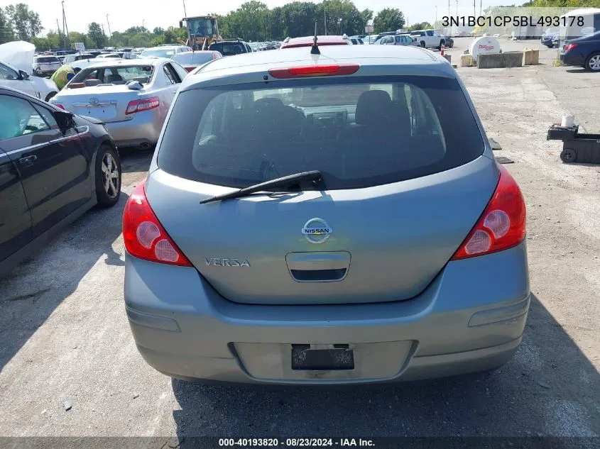 3N1BC1CP5BL493178 2011 Nissan Versa 1.8S