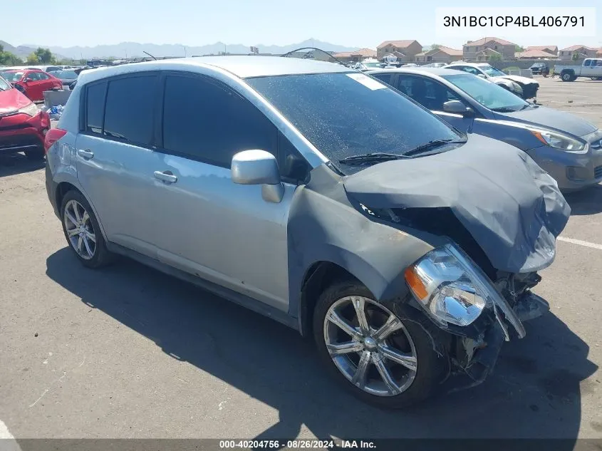 2011 Nissan Versa 1.8S VIN: 3N1BC1CP4BL406791 Lot: 40204756