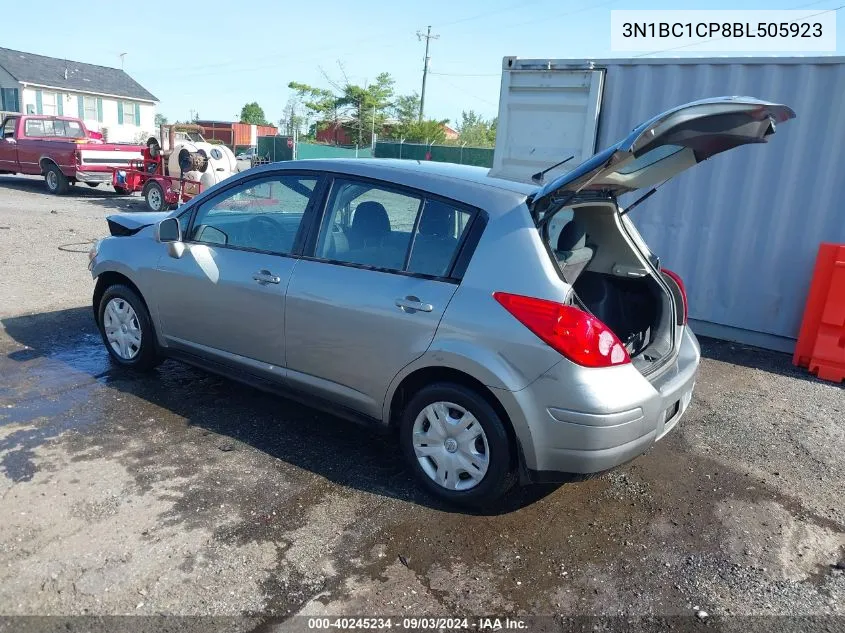 3N1BC1CP8BL505923 2011 Nissan Versa 1.8S