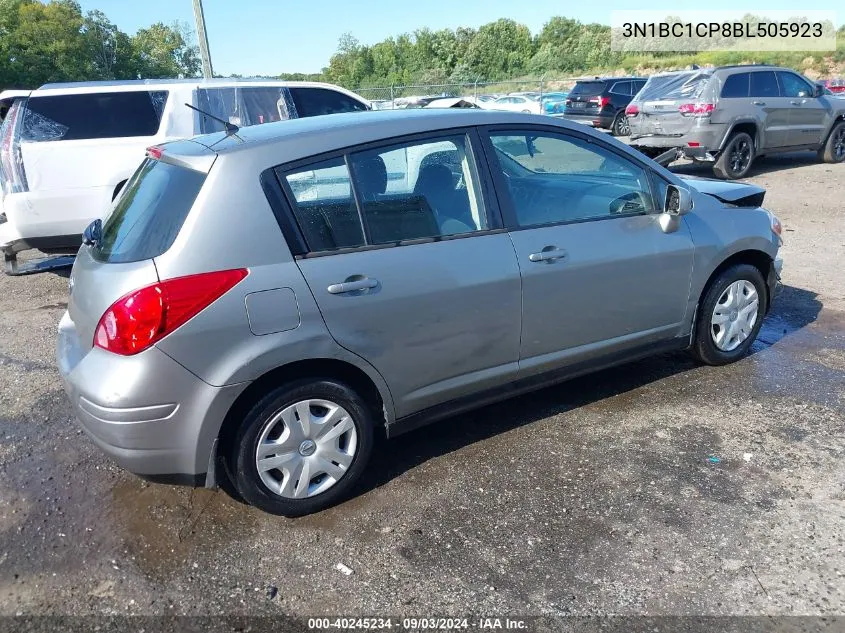 3N1BC1CP8BL505923 2011 Nissan Versa 1.8S