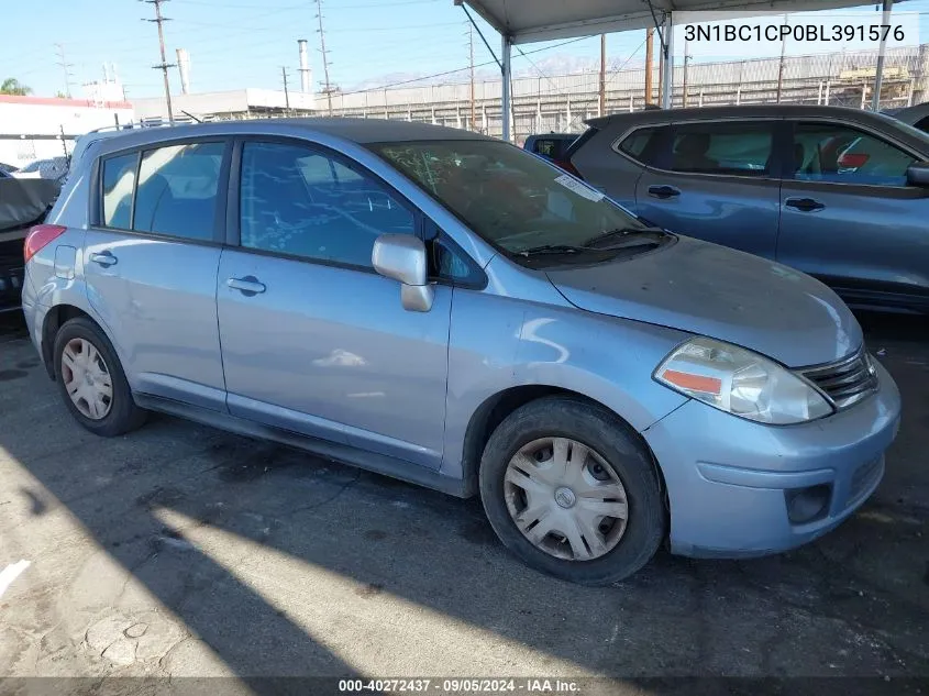 2011 Nissan Versa S/Sl VIN: 3N1BC1CP0BL391576 Lot: 40272437