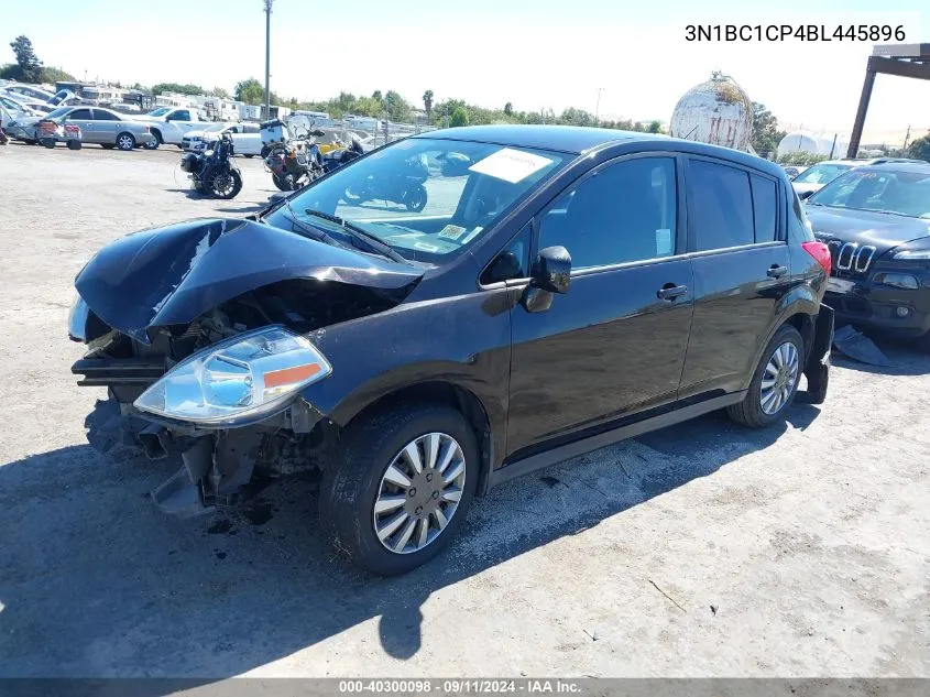 2011 Nissan Versa 1.8S VIN: 3N1BC1CP4BL445896 Lot: 40300098