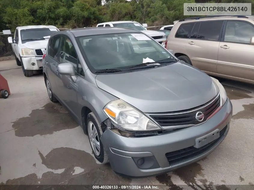 2011 Nissan Versa 1.8S VIN: 3N1BC1CP8BL426140 Lot: 40326133