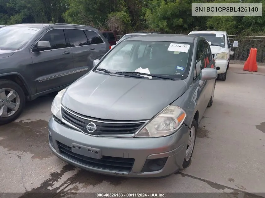 2011 Nissan Versa 1.8S VIN: 3N1BC1CP8BL426140 Lot: 40326133