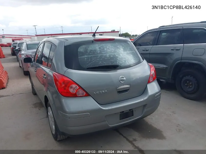 3N1BC1CP8BL426140 2011 Nissan Versa 1.8S