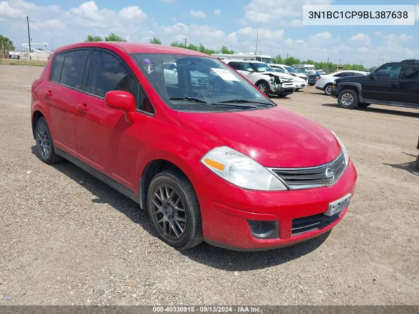 2011 Nissan Versa S/Sl VIN: 3N1BC1CP9BL387638 Lot: 40330915