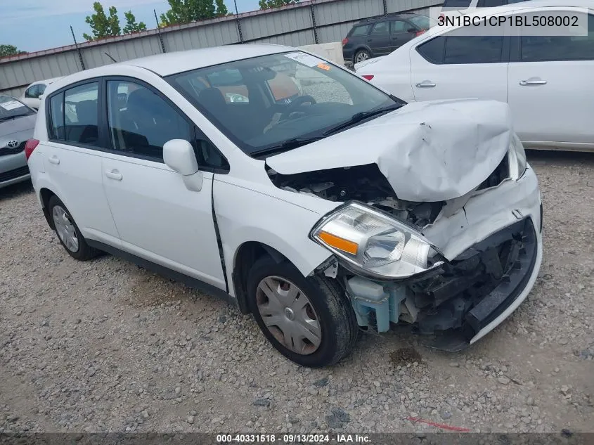 2011 Nissan Versa 1.8S VIN: 3N1BC1CP1BL508002 Lot: 40331518