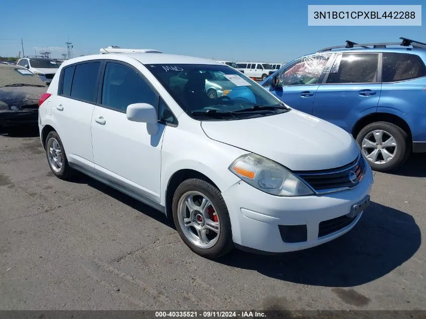 2011 Nissan Versa 1.8S VIN: 3N1BC1CPXBL442288 Lot: 40335521