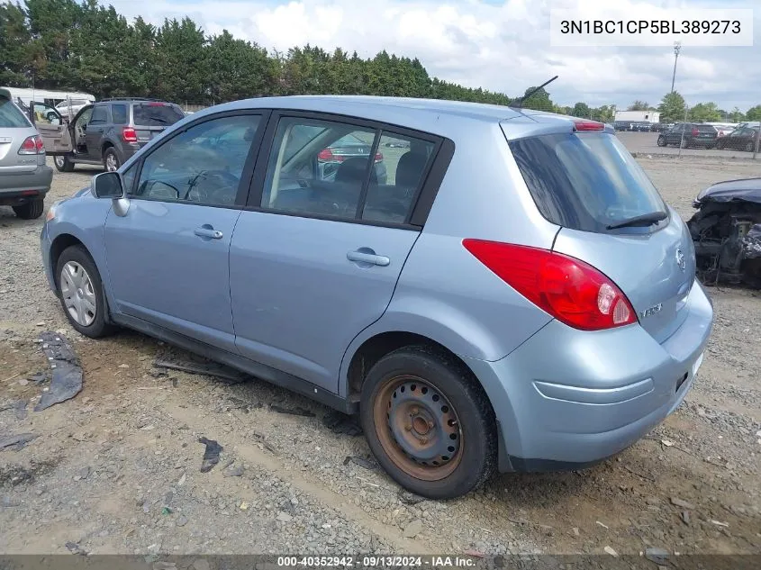 2011 Nissan Versa 1.8S VIN: 3N1BC1CP5BL389273 Lot: 40352942