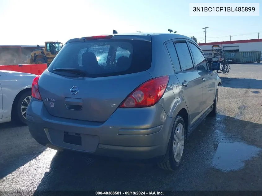 2011 Nissan Versa 1.8S VIN: 3N1BC1CP1BL485899 Lot: 40388581