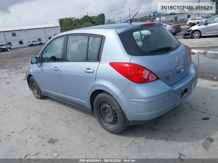 2011 Nissan Versa 1.8S VIN: 3N1BC1CP4BL498629 Lot: 40420543