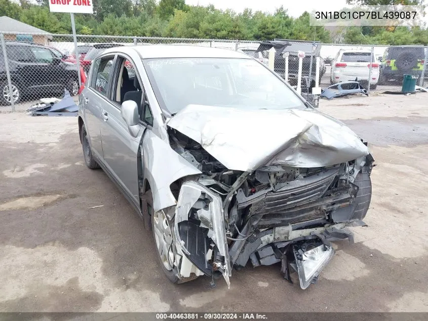 2011 Nissan Versa 1.8S VIN: 3N1BC1CP7BL439087 Lot: 40463881