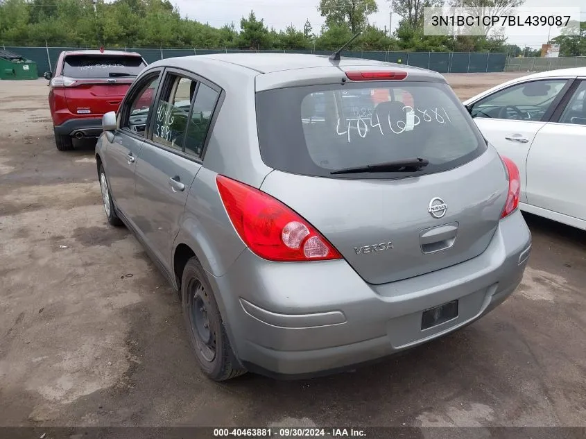 2011 Nissan Versa 1.8S VIN: 3N1BC1CP7BL439087 Lot: 40463881