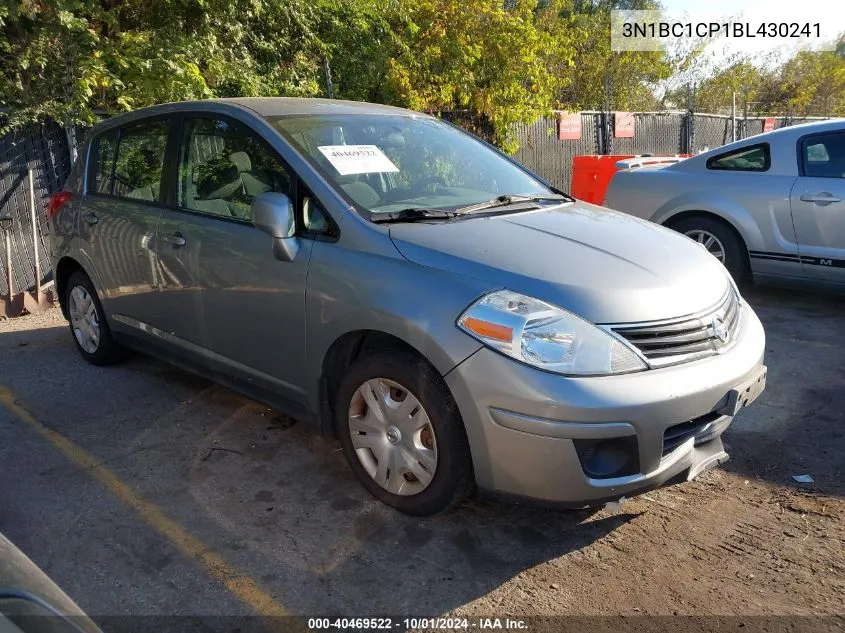 2011 Nissan Versa 1.8S VIN: 3N1BC1CP1BL430241 Lot: 40469522