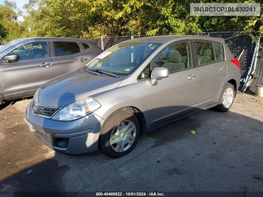 3N1BC1CP1BL430241 2011 Nissan Versa 1.8S