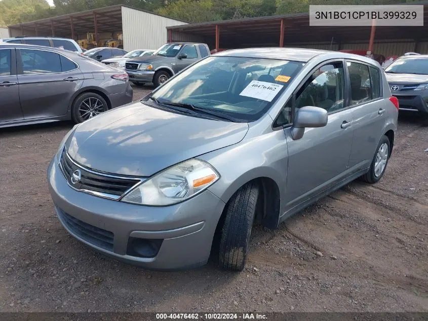 2011 Nissan Versa 1.8S VIN: 3N1BC1CP1BL399329 Lot: 40476462