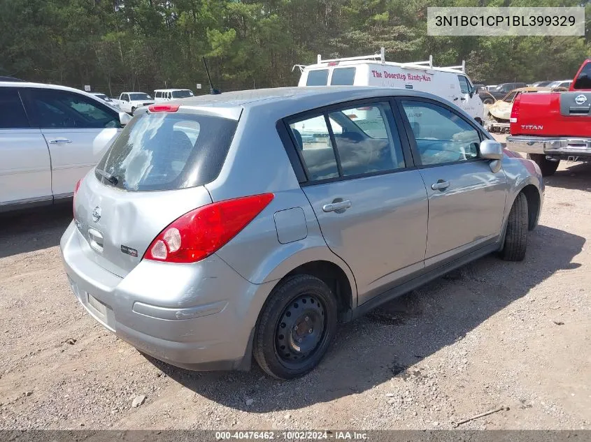 2011 Nissan Versa 1.8S VIN: 3N1BC1CP1BL399329 Lot: 40476462