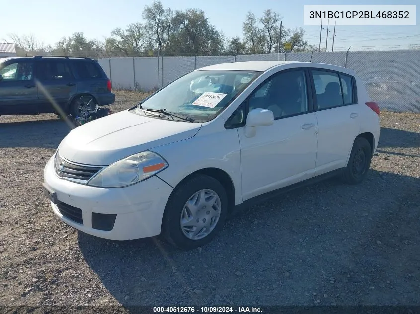 2011 Nissan Versa S/Sl VIN: 3N1BC1CP2BL468352 Lot: 40512676